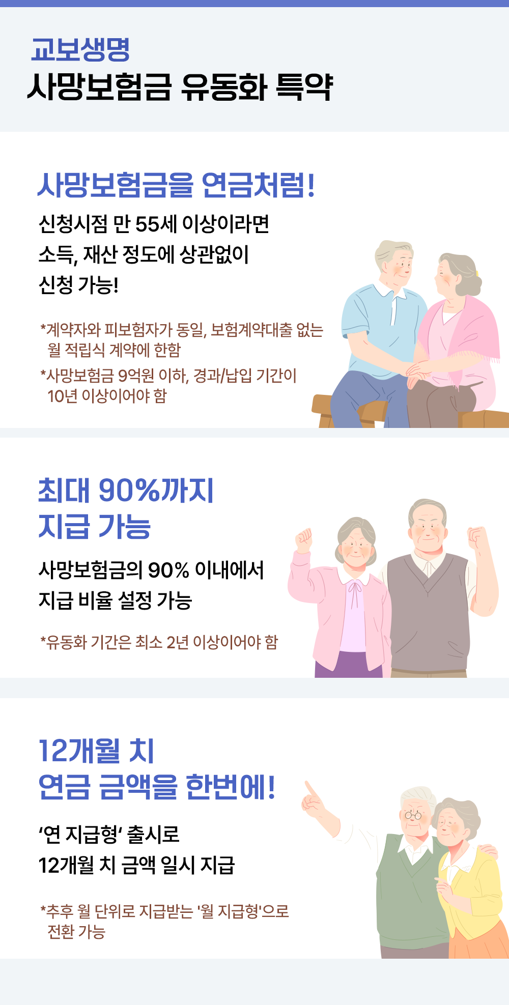 교보생명 사망보험금 유동화 특약
