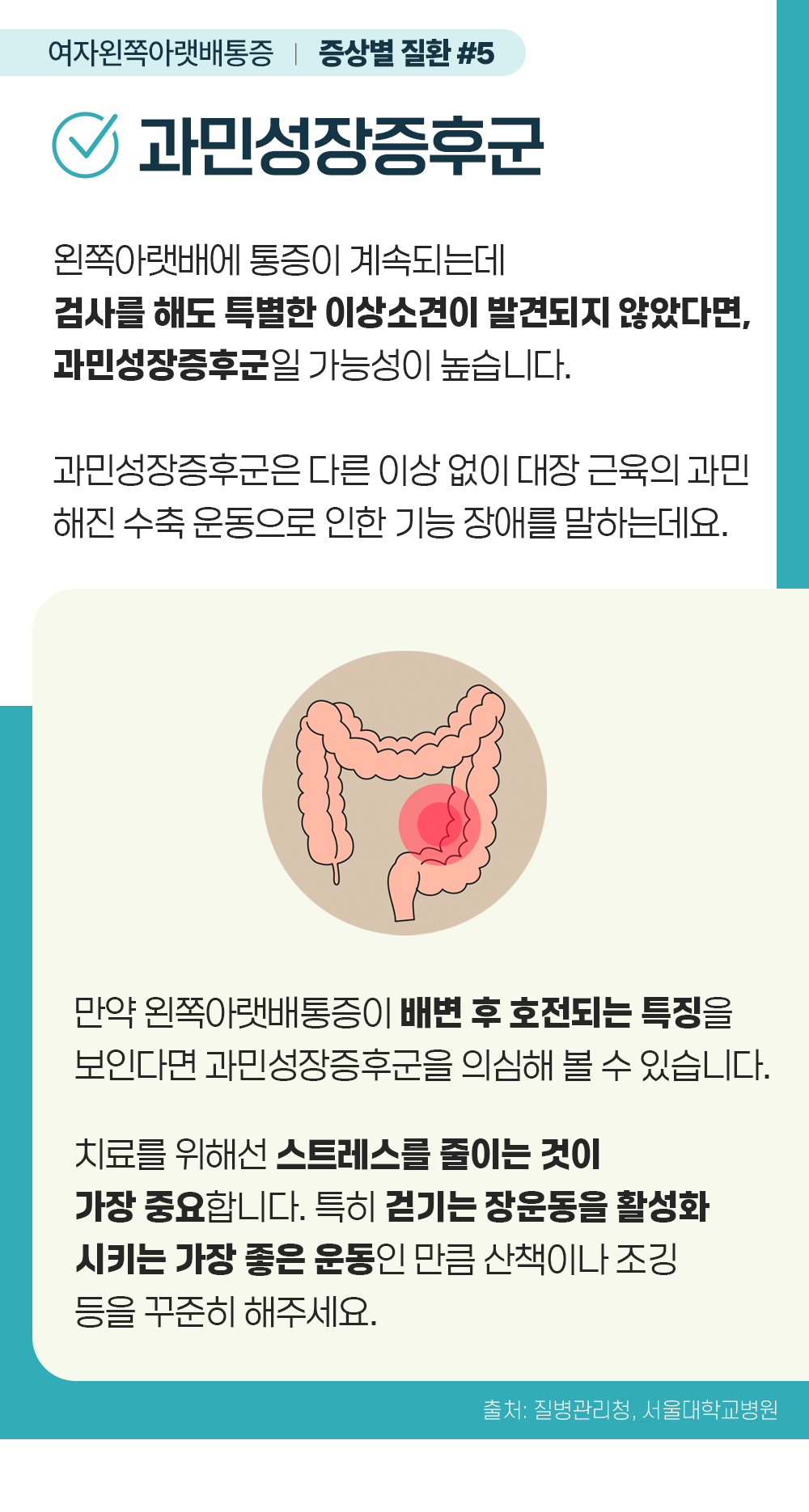 증상백과 여자왼쪽아랫배