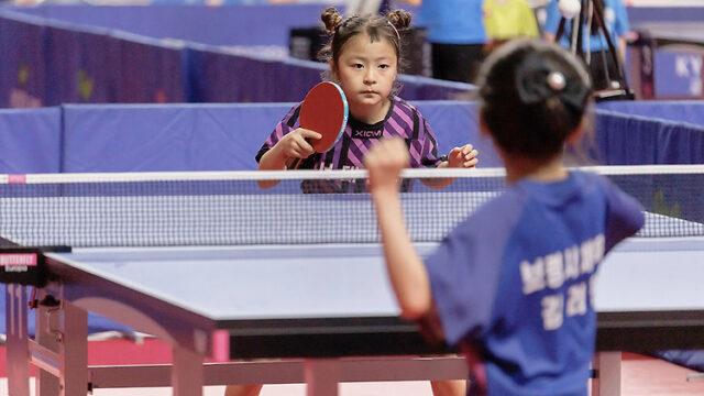 체육관 가득 울려퍼진 핑-퐁 소리! 2025 교보생명컵 꿈나무체육대회 – 탁구