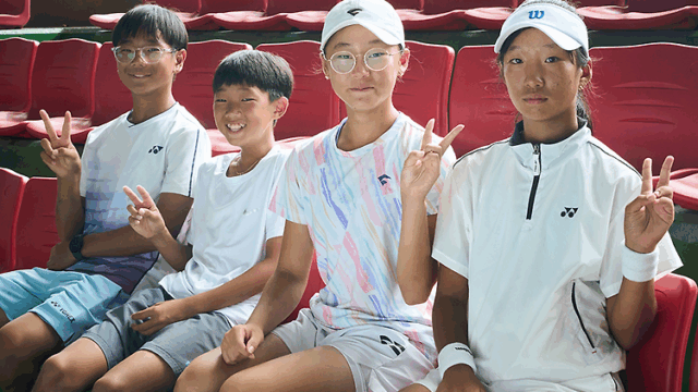 “그랜드 슬램 석권, 기다려라!” 꿈나무체육대회 테니스 유망주 인터뷰