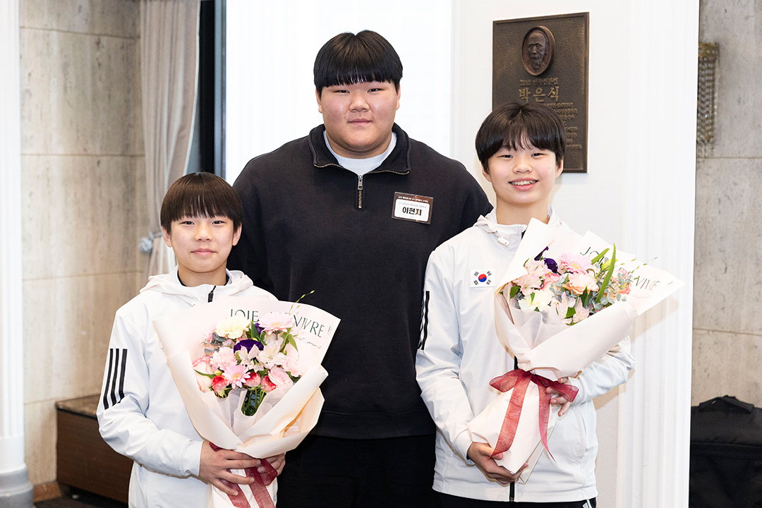 교보 체육꿈나무 5기 장학생 장학증서 수여식
