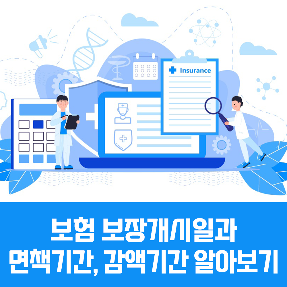 꼬꼬무 보장개시일, 면책기간, 감액기간