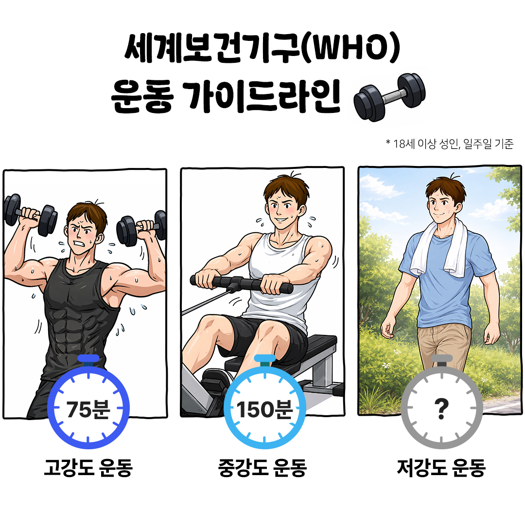 세계보건기구의 운동 가이드라인