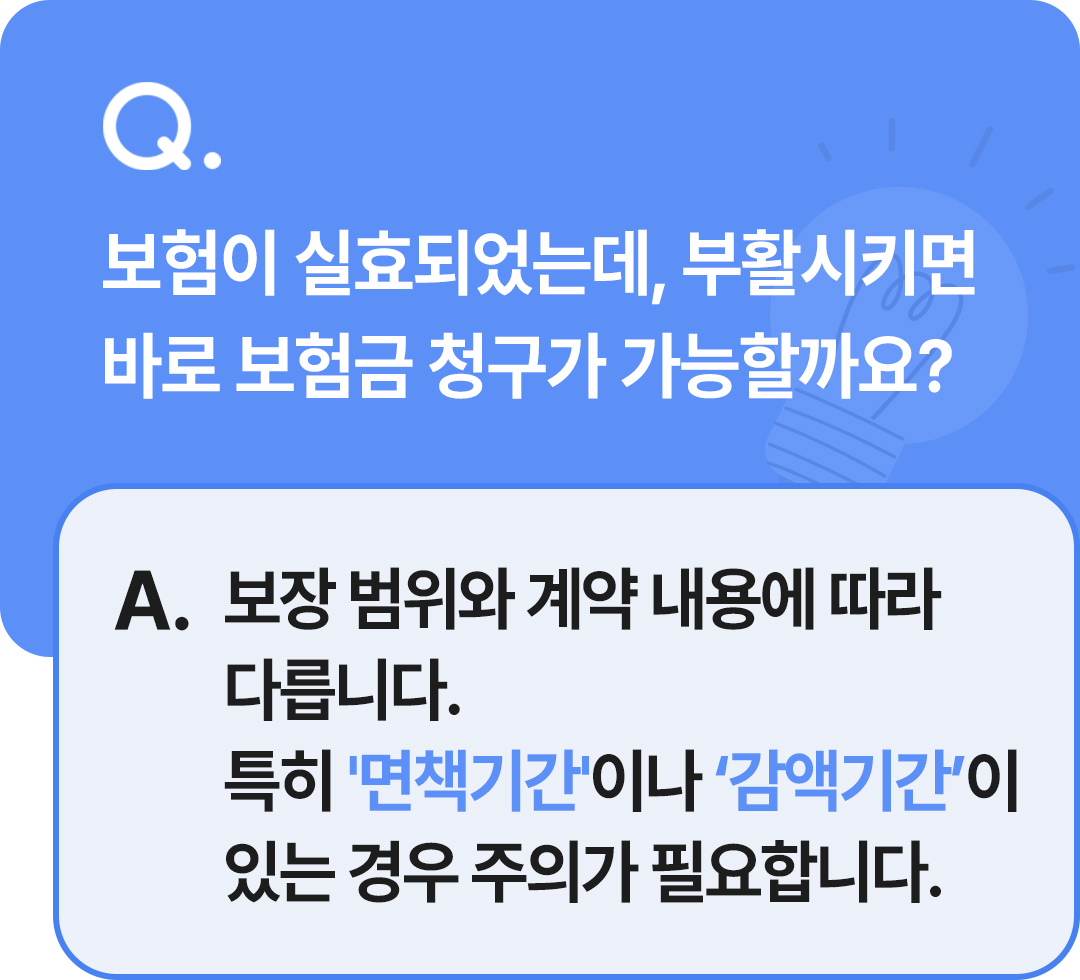보험무물 보험실효