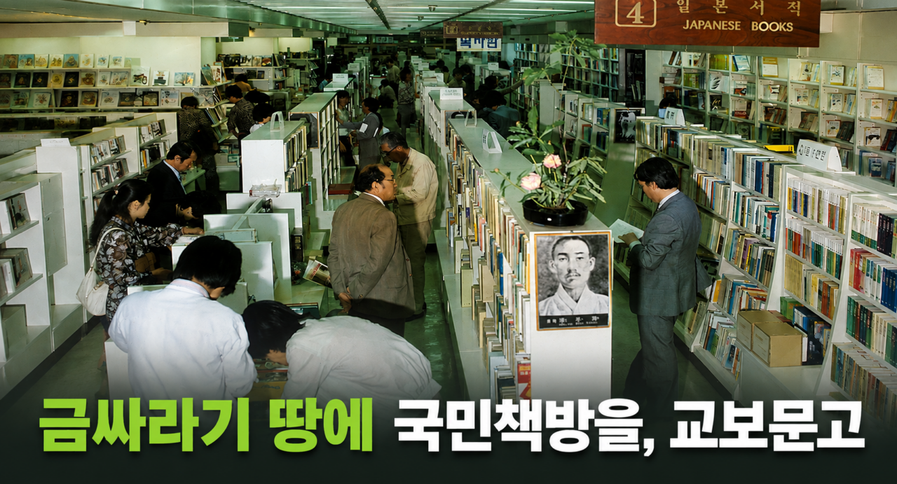 금싸라기 땅에 국민 책방을, 교보문고