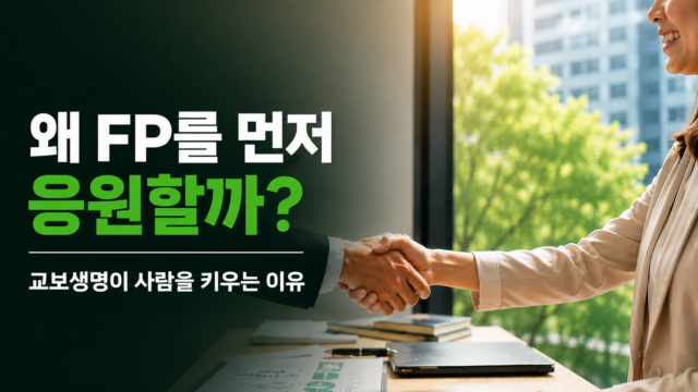 교보생명이 FP를 응원하는 이유