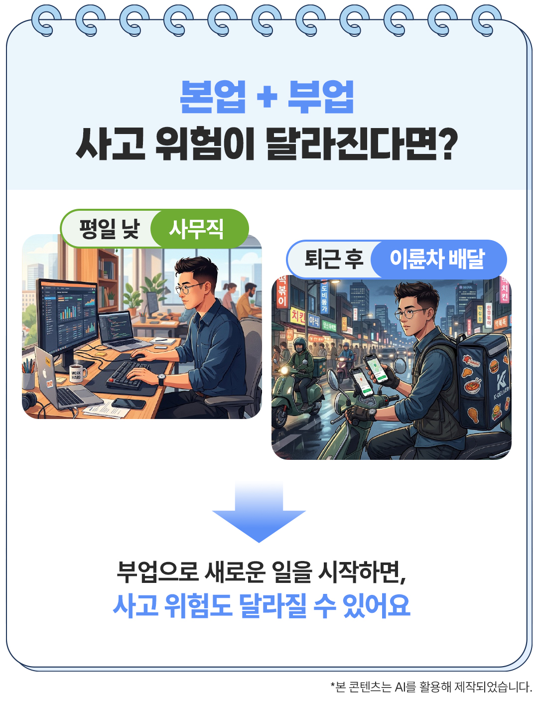 보험무물 직업변경
