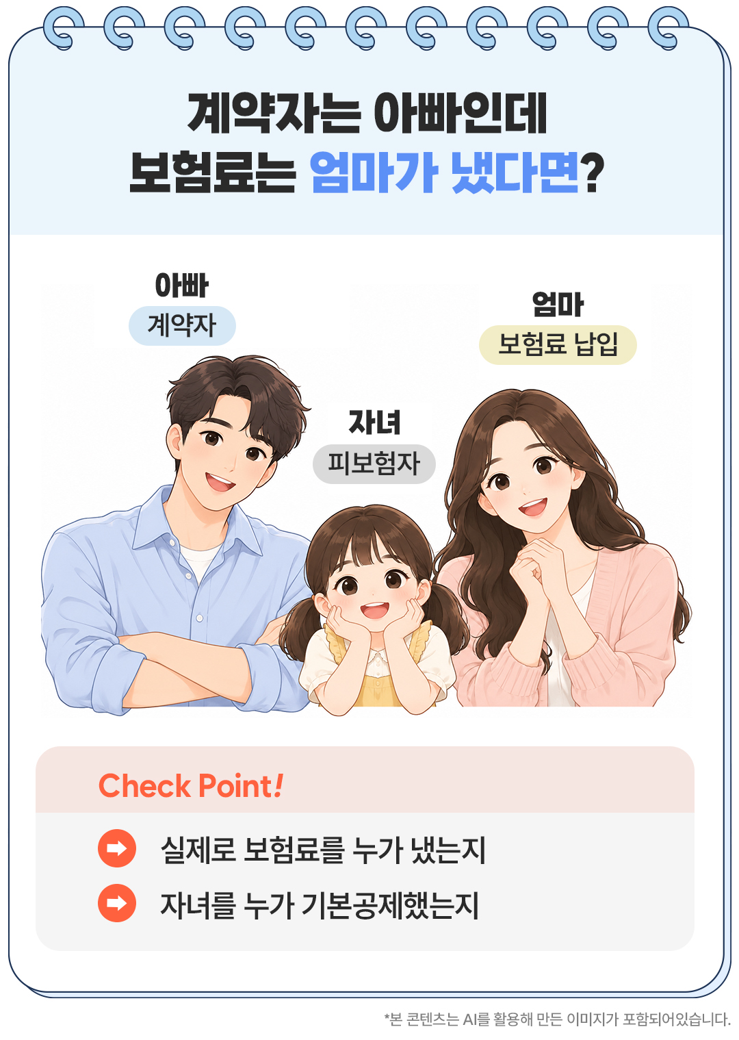 보험무물 자녀보험료
